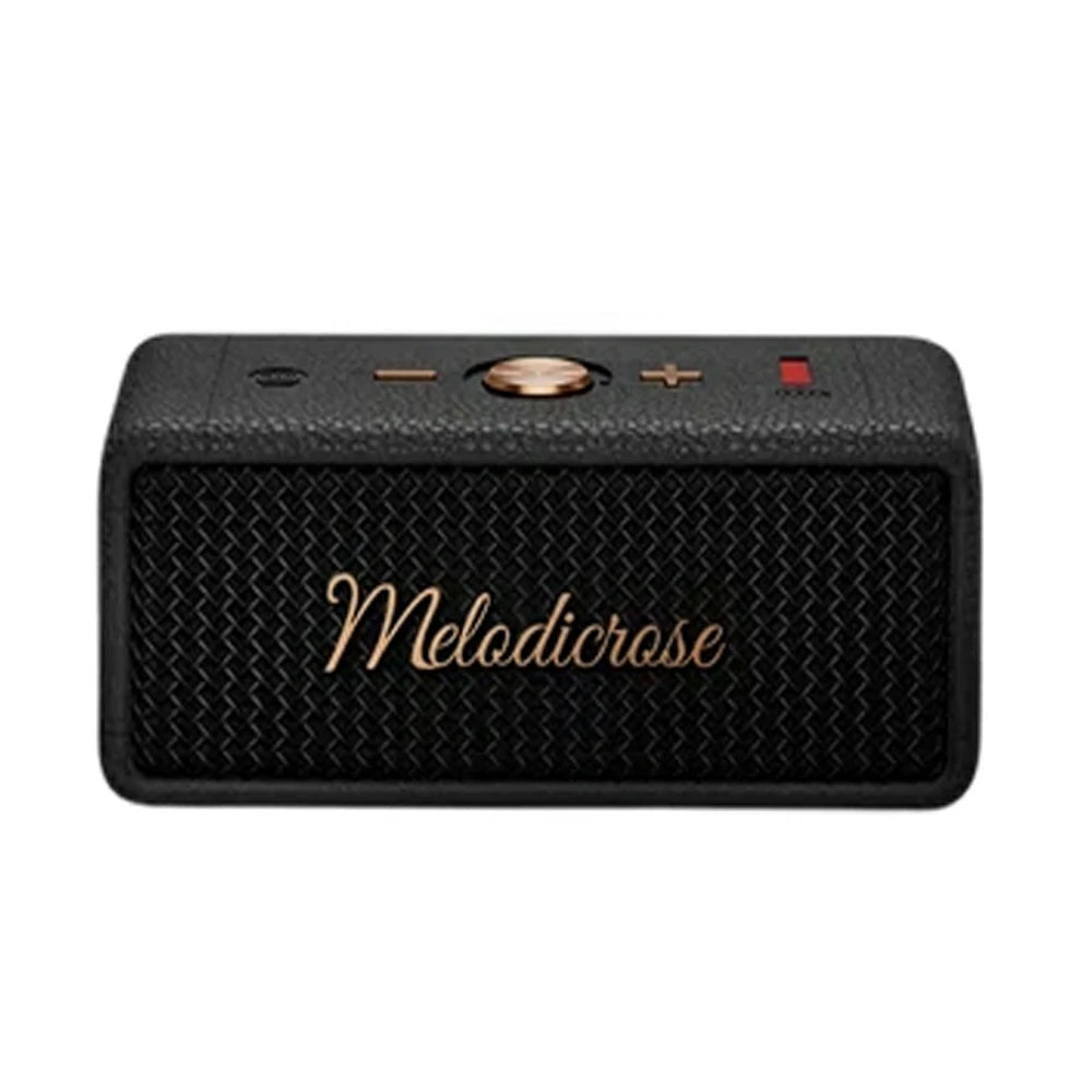 NEVORA Portable Bluetooth Speaker Waterproof Dustproof Long Battery Life Compact Design - Black