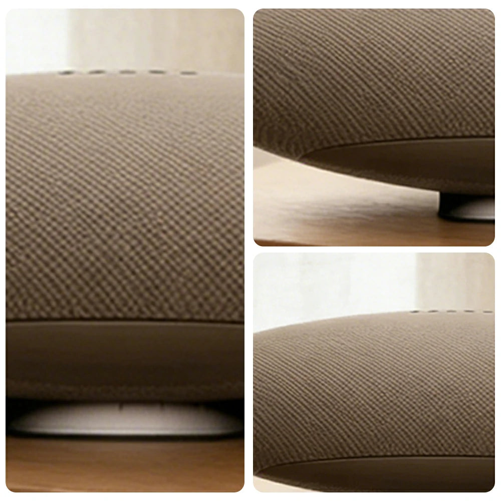 NEVORA Hi Res Bluetooth Speaker 96kHz 24bit Multi Channel Audio Dual Tweeter RGB Lighting Design - Gold