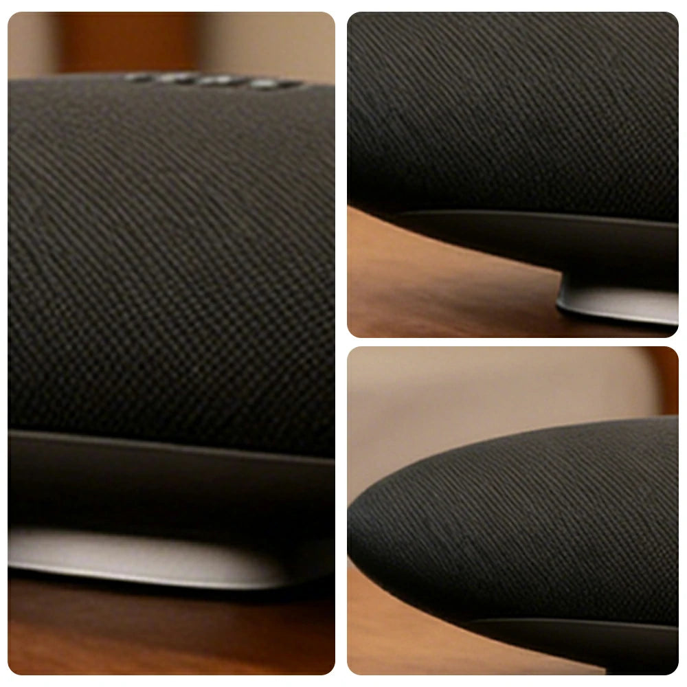 NEVORA Hi Res Bluetooth Speaker 96kHz 24bit Multi Channel Audio Dual Tweeter RGB Lighting Design - Grey