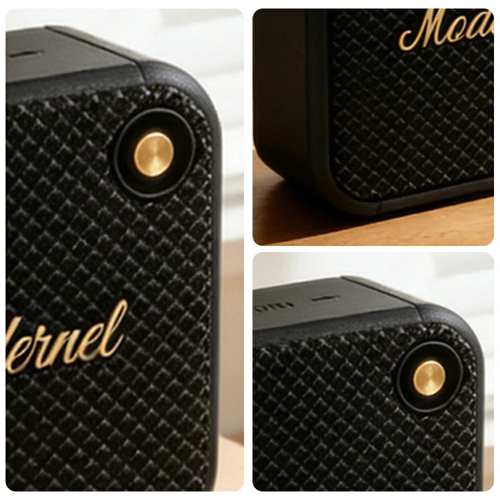 NEVORA Mini Portable Bluetooth Speaker Long Battery Life Ultra Compact Hanging Strap Design - Black