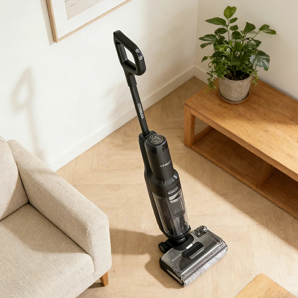 NEVORA Wet and Dry Vacuum Cleaner with 18000Pa Suction Self Cleaning System Metal Body and Slim Floor Head