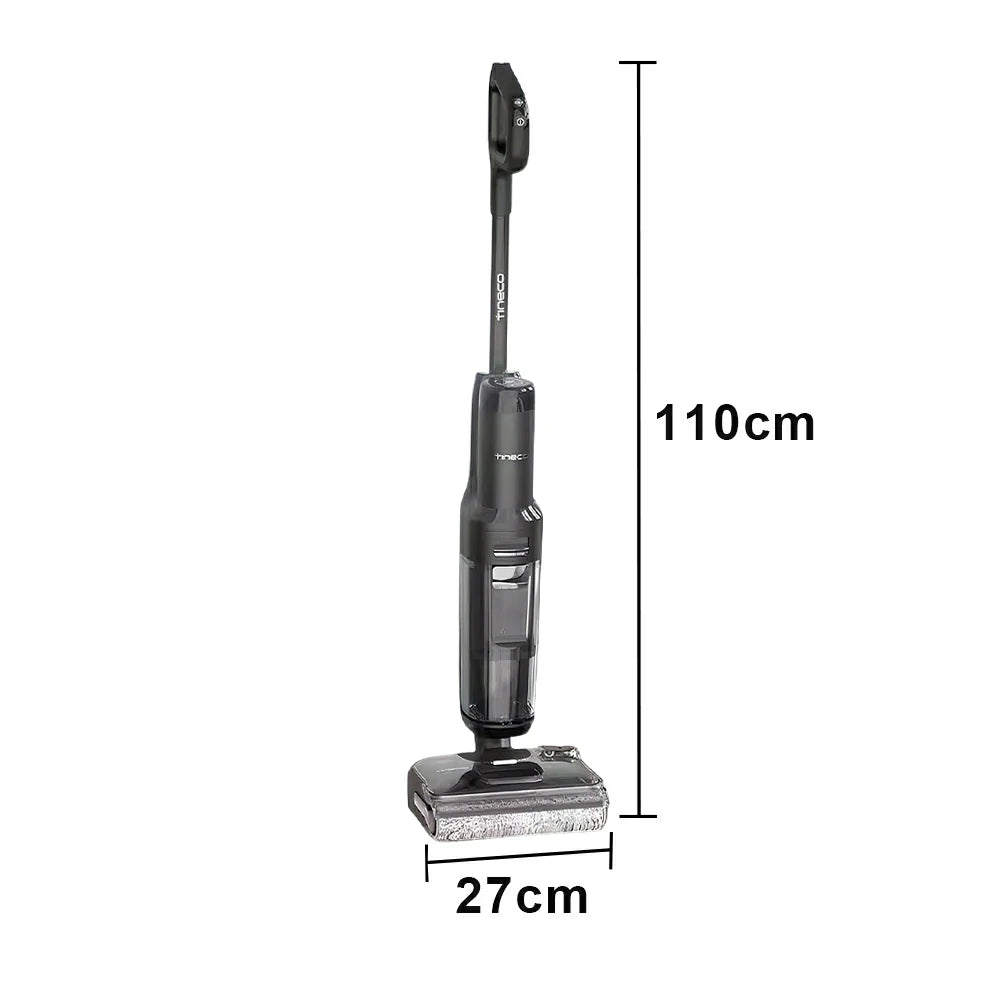 NEVORA Wet and Dry Vacuum Cleaner with 18000Pa Suction Self Cleaning System Metal Body and Slim Floor Head