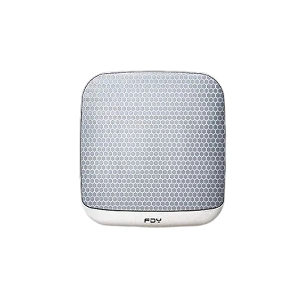 NEVORA Wall Mounted Bluetooth Speaker Ultra Slim Design with LED Ambient Light Metal Grille Wide Area Sound - White