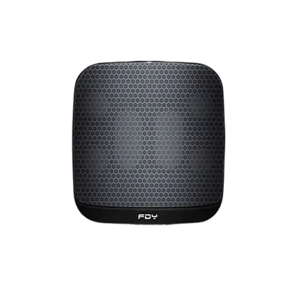 NEVORA Wall Mounted Bluetooth Speaker Ultra Slim Design with LED Ambient Light Metal Grille Wide Area Sound - Black