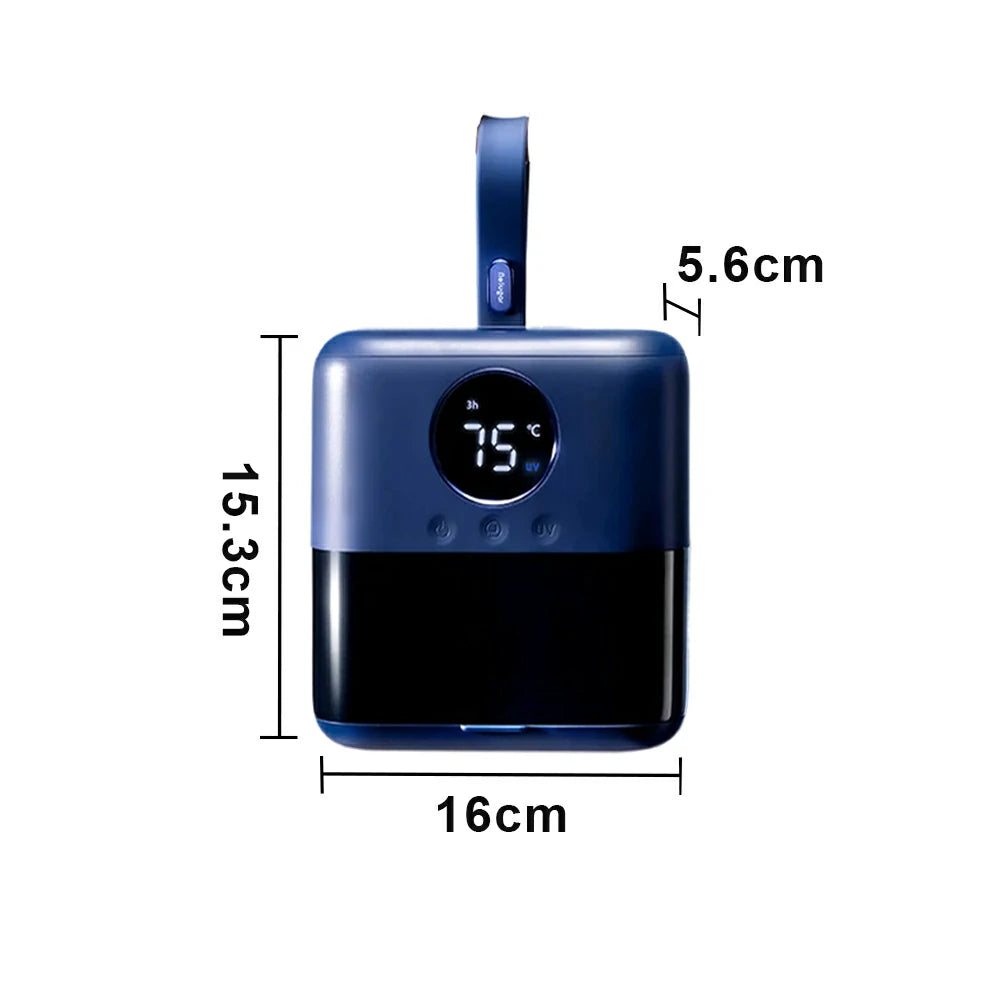 NEVORA Portable Clothes Dryer 400W Dual-Core Fast Drying 750ml Capacity Compact & Quiet Design