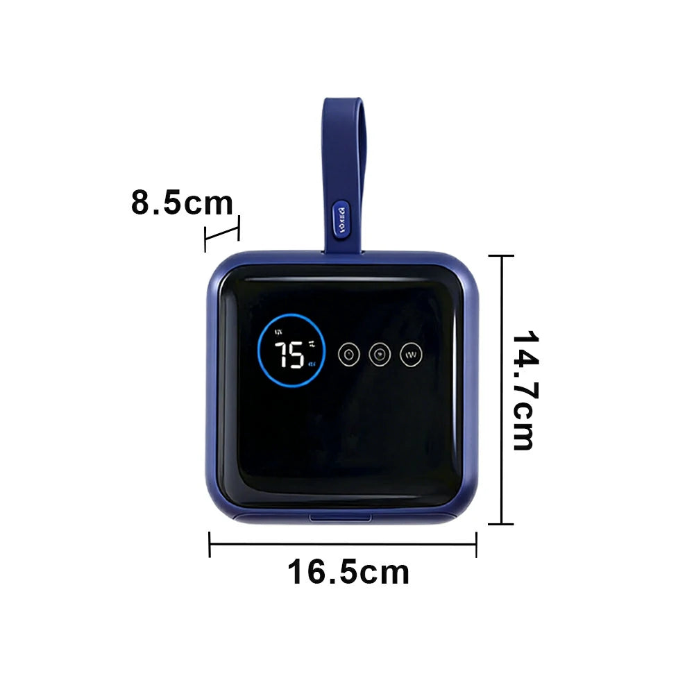 NEVORA Portable Clothes Dryer 360-560W Touch Control 750ml Capacity Ultra-Quiet Design - Blue