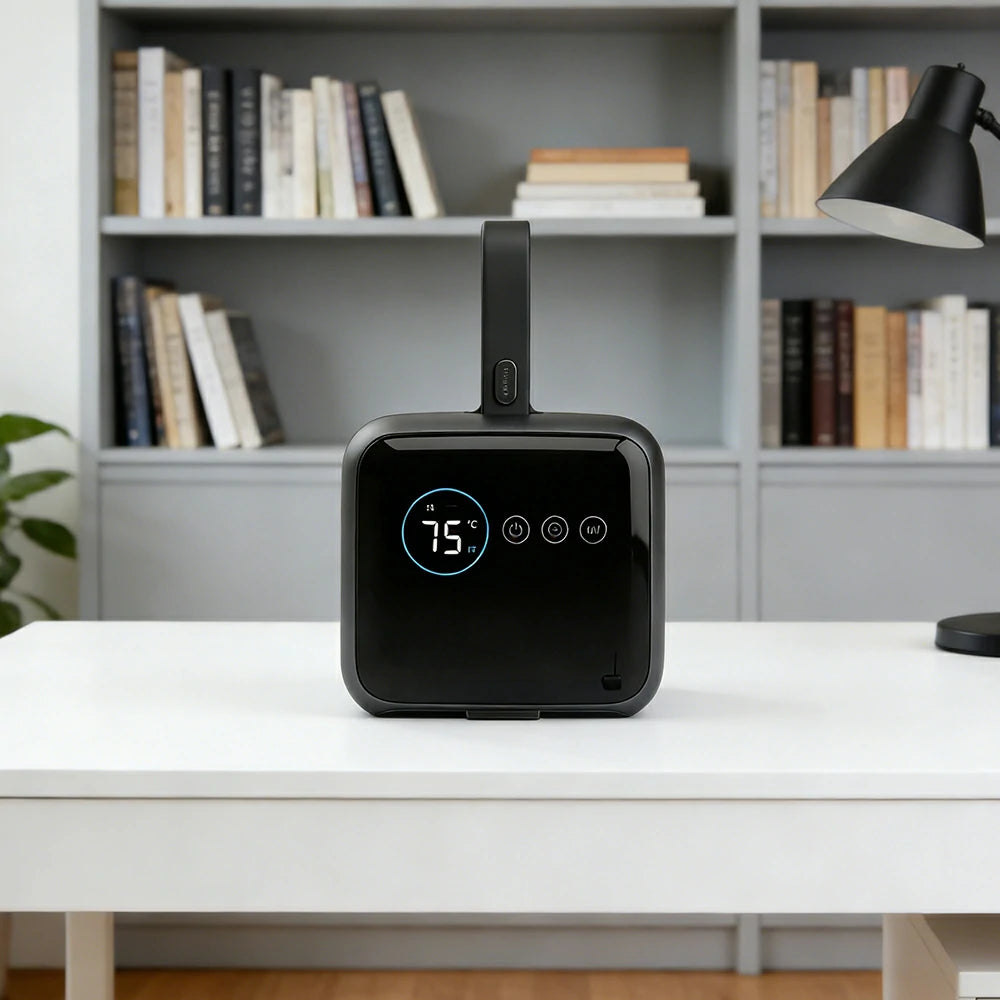 NEVORA Portable Clothes Dryer 360-560W Touch Control 750ml Capacity Ultra-Quiet Design - Grey