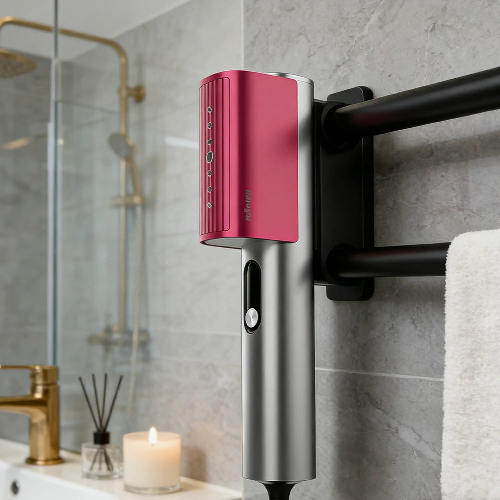 NEVORA Portable Garment Steamer 600-900W Triple-Layer Pressurized Steam Compact & Travel-Friendly - Pink