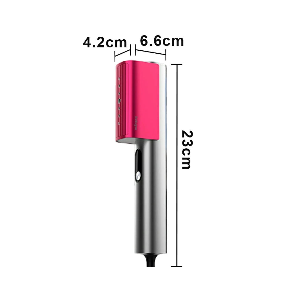 NEVORA Portable Garment Steamer 600-900W Triple-Layer Pressurized Steam Compact & Travel-Friendly - Pink