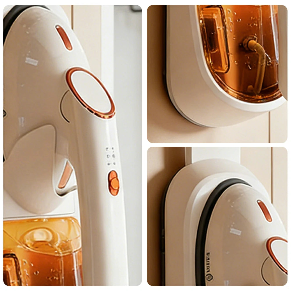 NEVORA Garment Steamer 1450W Dual-Pulse 400ml Tank AI Temperature Control Self-Cleaning High-Temp Steam for All Fabrics