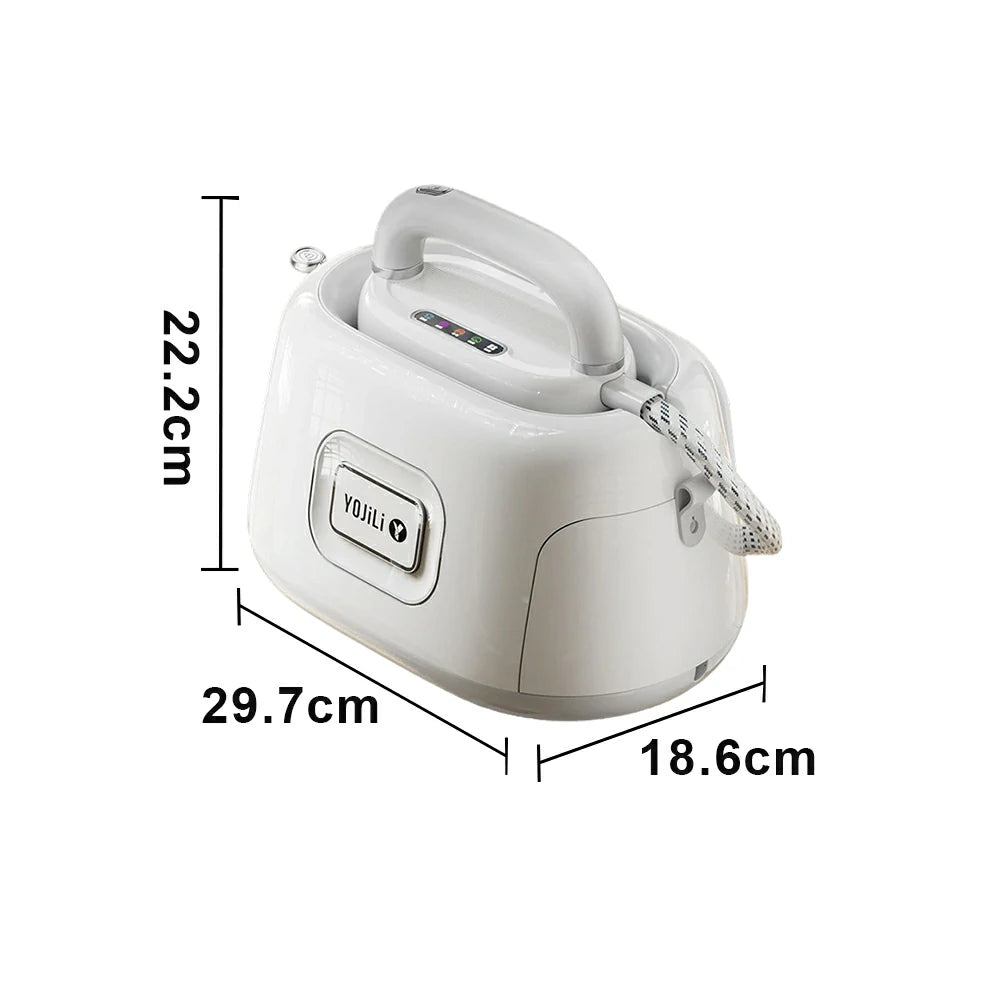 NEVORA Garment Steamer 2200W Dual-Chamber Pressurized Steam Graphene Heating 300g/min Output