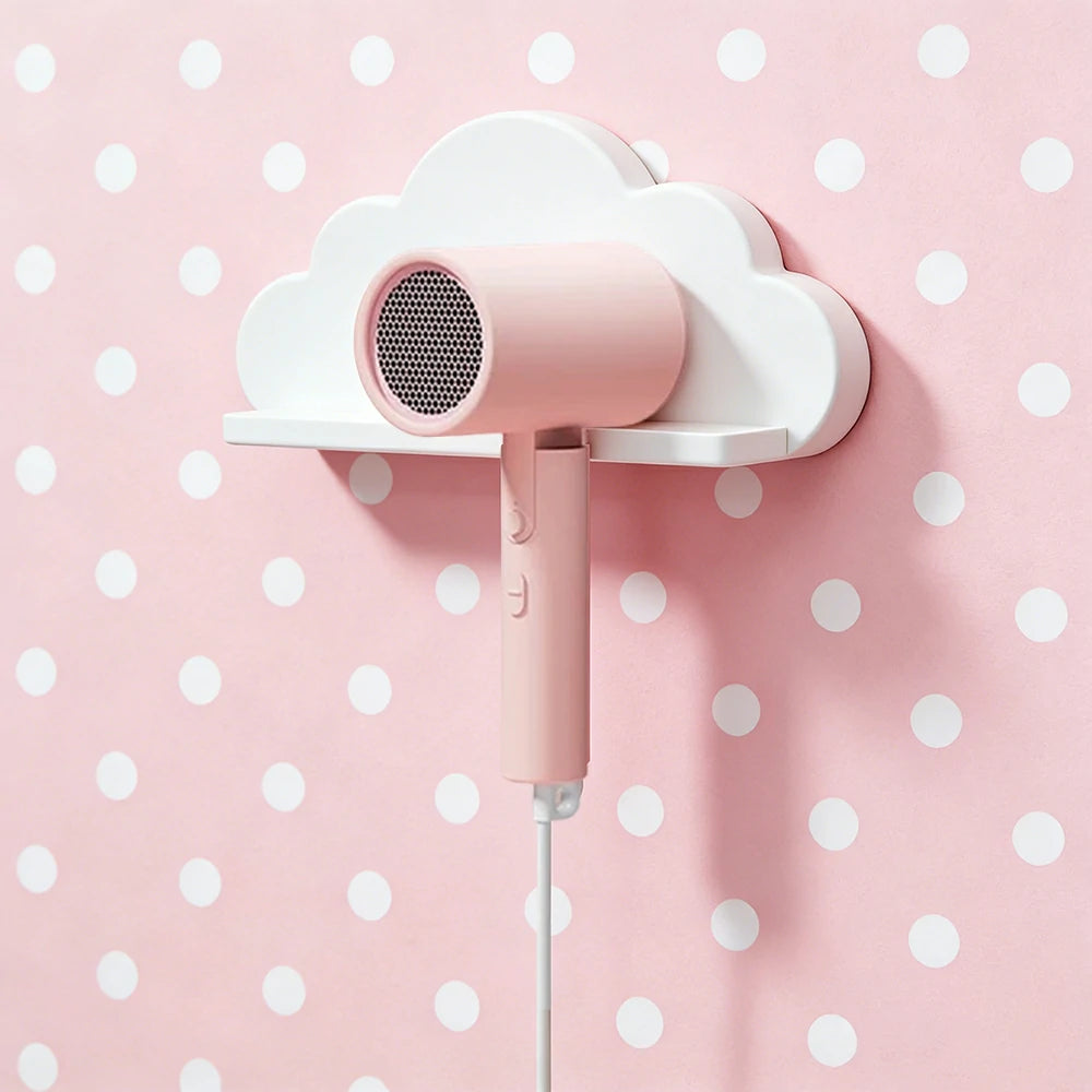 NEVORA Foldable Hair Dryer - 18,000RPM DC Motor, Negative Ion Care, Dual Speed & Heat Settings, Travel Friendly Design - Pink