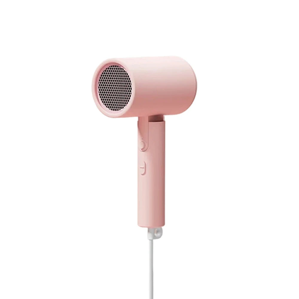 NEVORA Foldable Hair Dryer - 18,000RPM DC Motor, Negative Ion Care, Dual Speed & Heat Settings, Travel Friendly Design - Pink