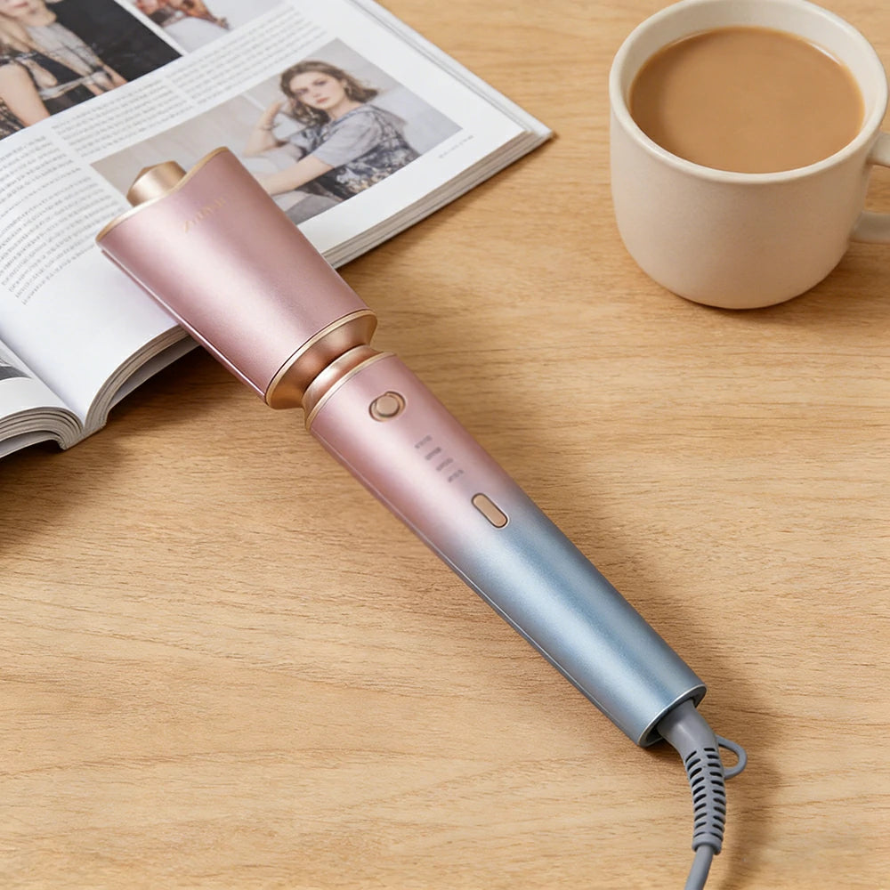 NEVORA Automatic Hair Curler One Touch Operation with Fast Heating Intelligent Temperature Control Heat Insulated Design