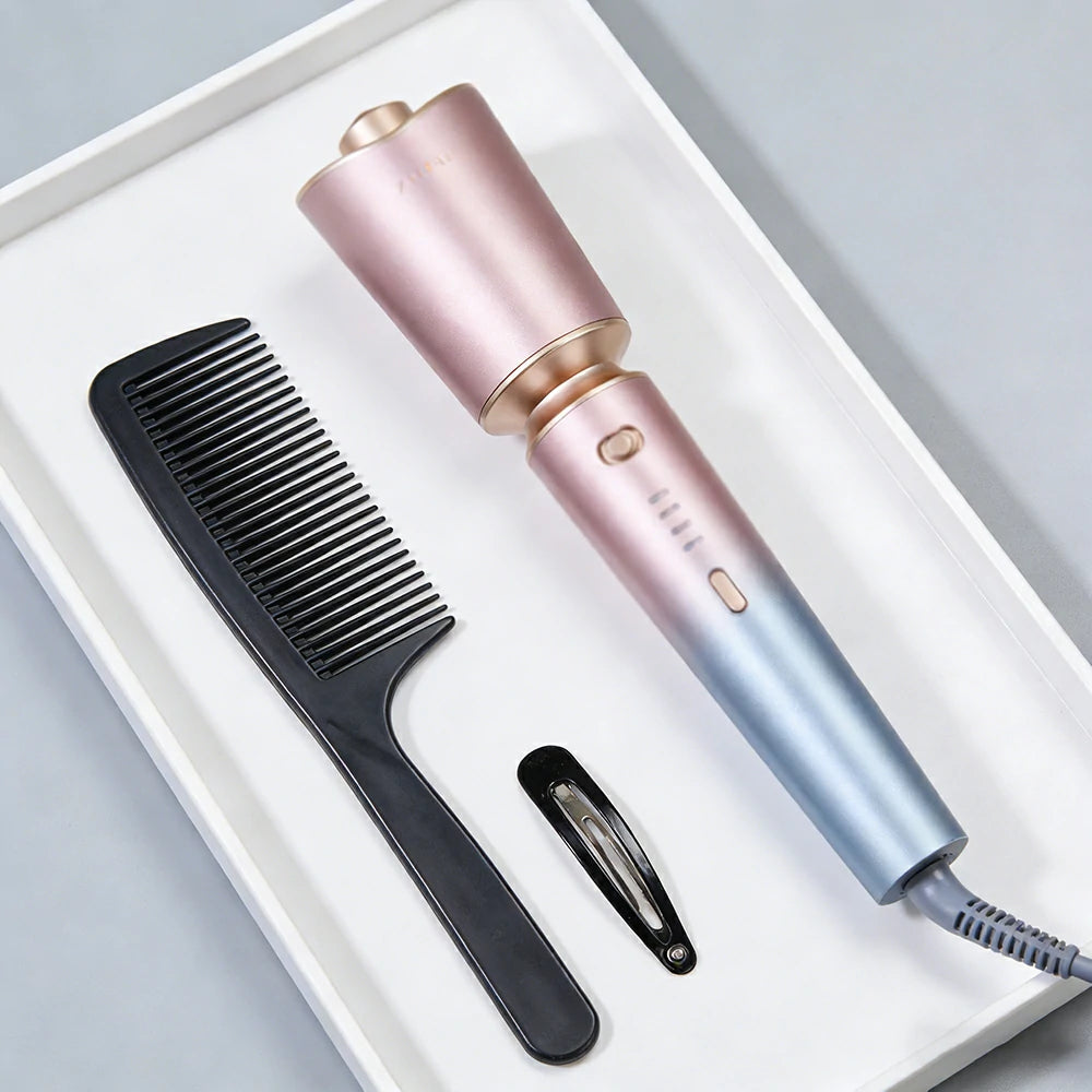 NEVORA Automatic Hair Curler One Touch Operation with Fast Heating Intelligent Temperature Control Heat Insulated Design
