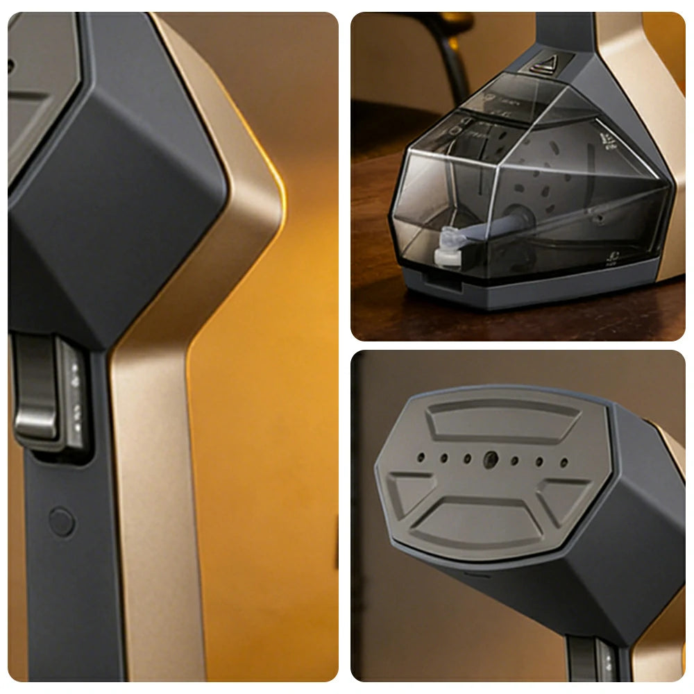 NEVORA Portable Garment Steamer 1500W Dual-Layer Pressurized Steam 260ml Water Tank