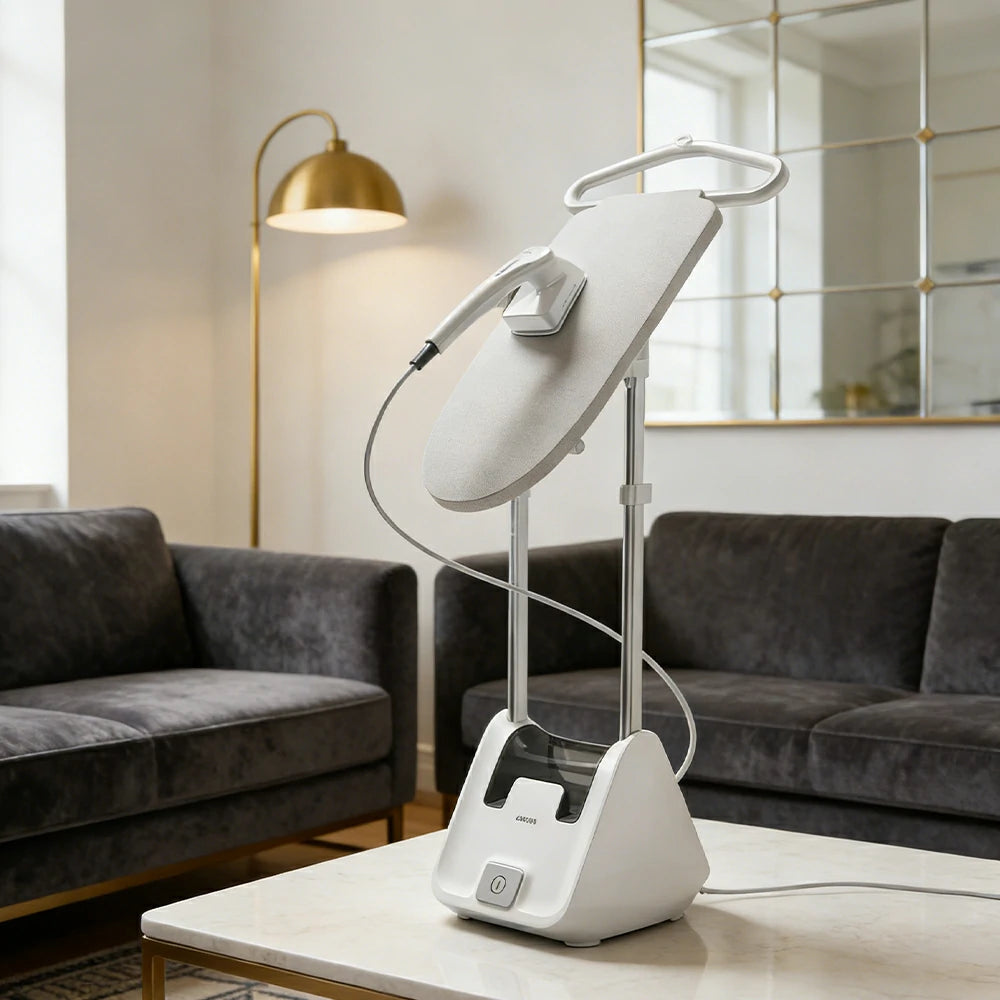 NEVORA Garment Steamer 2000W Dual-Boiler Technology 2.5L Water Tank 140 Degrees Celsius Soleplate