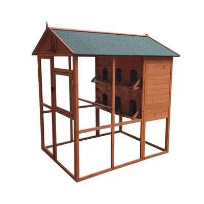 Outdoor pigeon cage aviary house shed bird pairing wooden bird pet cage rainproof sunscreen Bird Aviary OEM