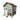 PAWORA Outdoor Cat House - Fir Wood, Waterproof Roof, Scratch & Moisture Resistant, Ventilated Design, All-Season Pet Shelter - Green