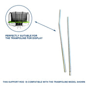 POP MASTER Trampoline Support Poles - 2 Pieces for 6/7/8/9FT Square Trampolines