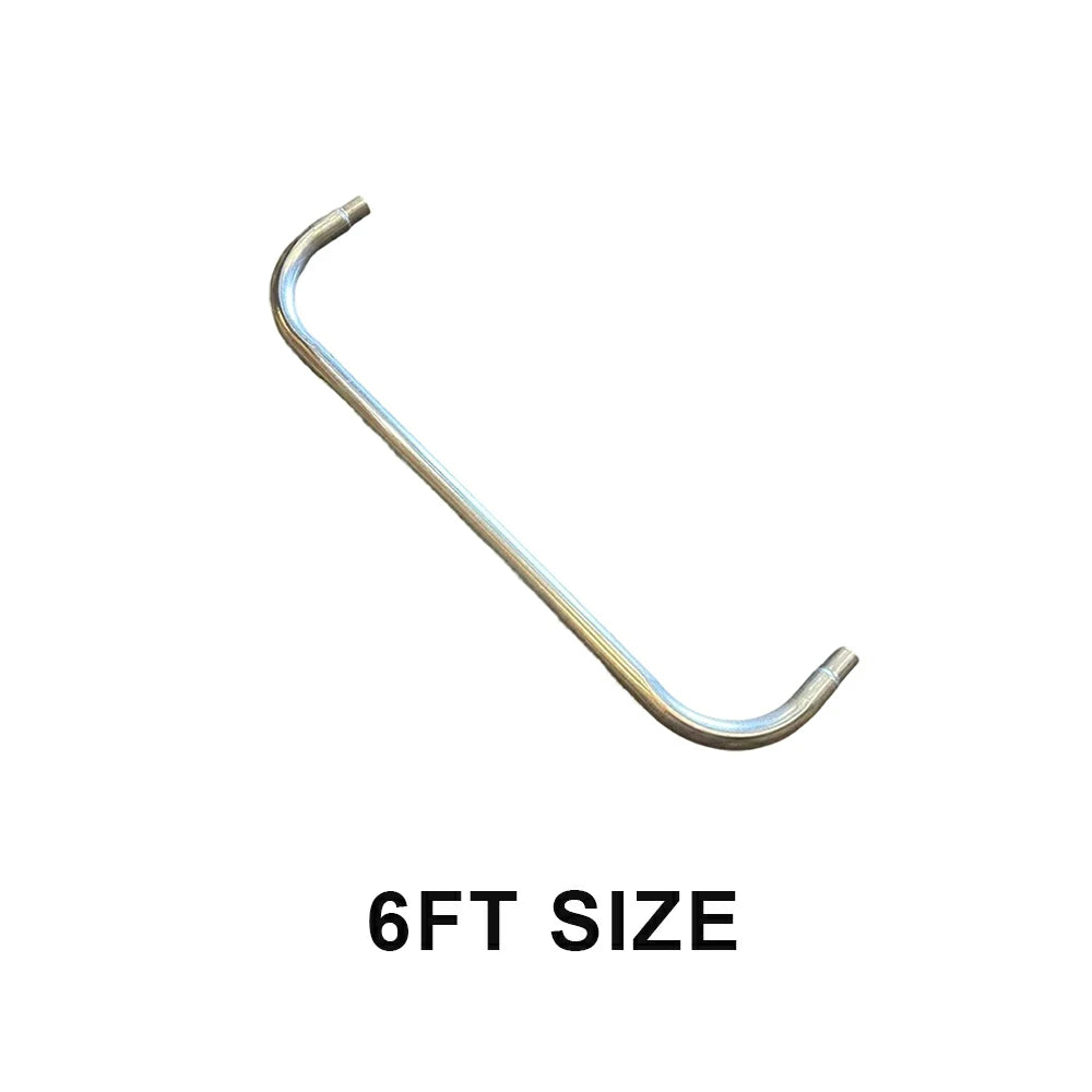 POP MASTER Trampoline U-Shaped Connectors - 2 Pieces for 6/7/8/9FT Square Trampolines