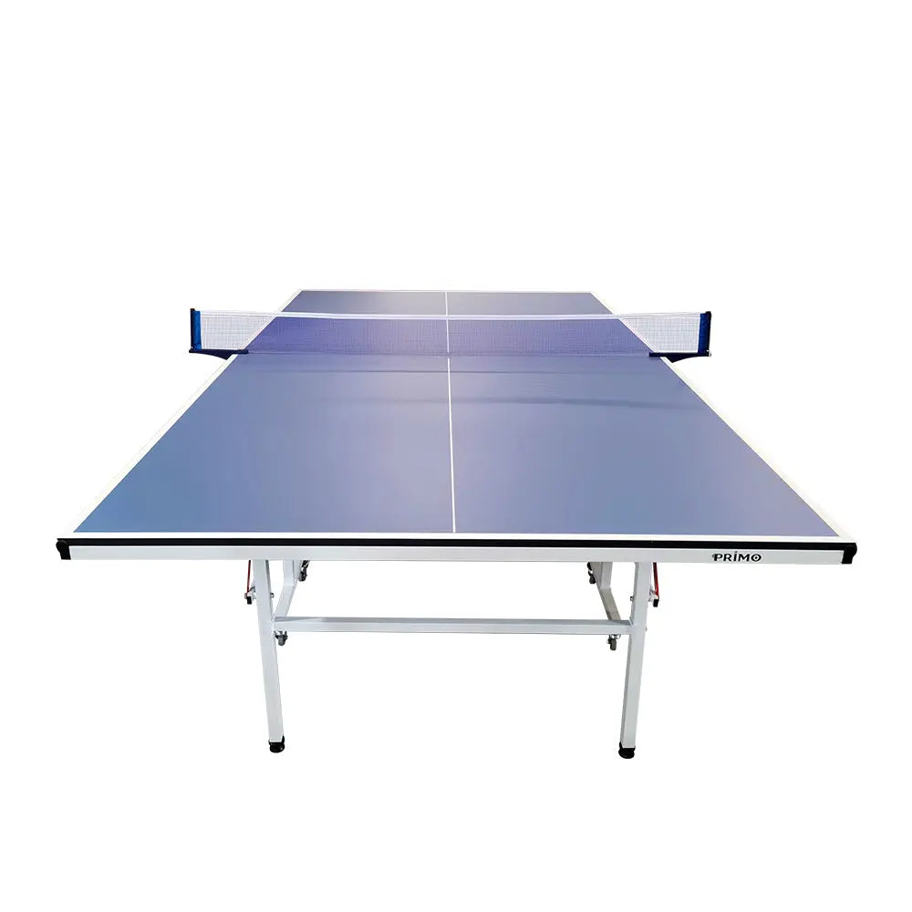 SPINIX Optimal 16mm Indoor  Blue Top Foldable Solo Play Table Tennis Pingpong Table-Bats Balls Net