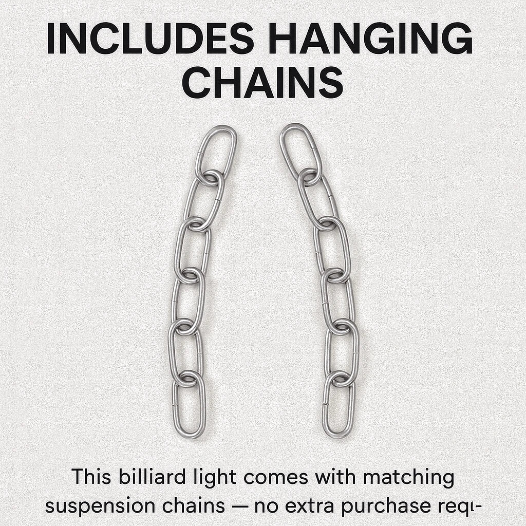 ARIX Tiffany Style Billiard Light, Handmade Stained Glass with Iron Frame, E27 LED Bulbs Included, Artistic Lighting for Pool Tables