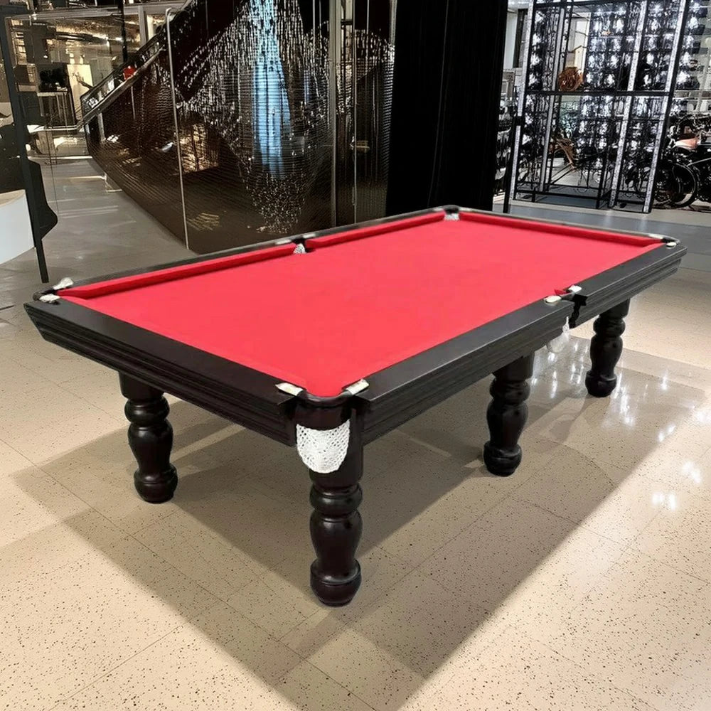 QUESLA AU12 8FT Mahogany Luxury Slate Pool / Billards / Snooker Table