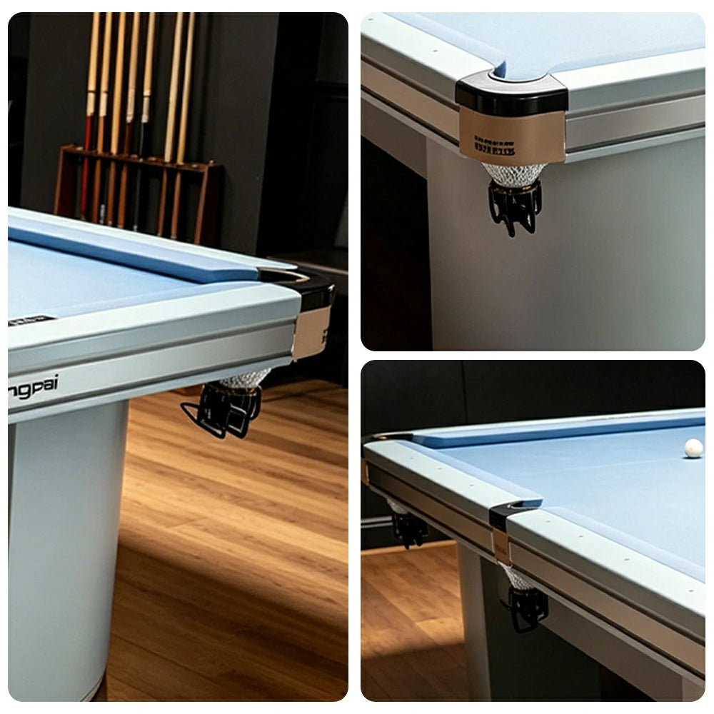XINGPAI Professional Billiard Table 50mm Slate 18-Point Steel Frame Tournament Size Premium Home Game Room - Blue