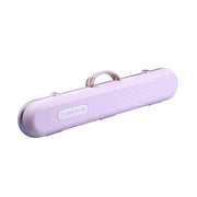QUESLA Billiard Cue Case 3 Butts 4 Shafts EVA Hard Shell Waterproof Portable Storage 83.5cm Home Club Travel Use - Pink