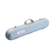 QUESLA Billiard Cue Case 3 Butts 4 Shafts EVA Hard Shell Waterproof Portable Storage 83.5cm Home Club Travel Use - Blue