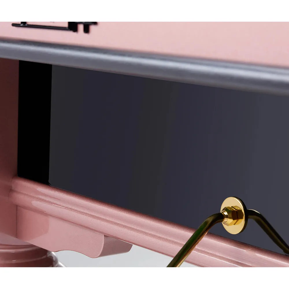 XINGPAI C17 9FT Professional Billiard Table - 50mm Slate 18-Point Steel Frame Tournament Style Pool Table for Home Game Room - Pink