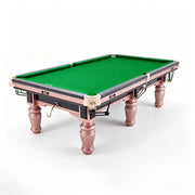 XINGPAI C17 9FT Professional Billiard Table - 50mm Slate 18-Point Steel Frame Tournament Style Pool Table for Home Game Room - Pink