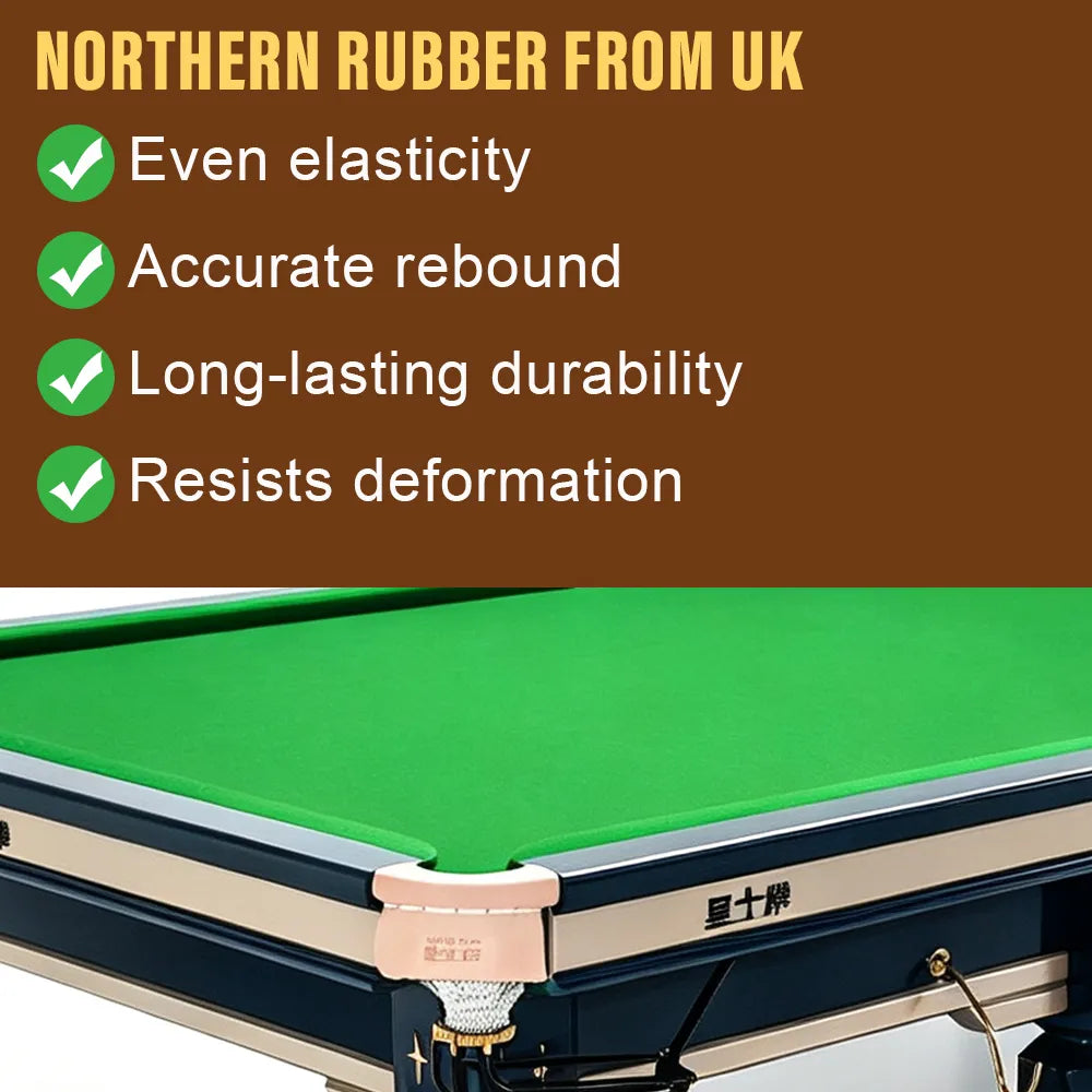 XINGPAI S105 12FT Professional Billiard Table - Tournament Size Pool Table with Premium Slate Surface for Clubs & Home Game Room - Black