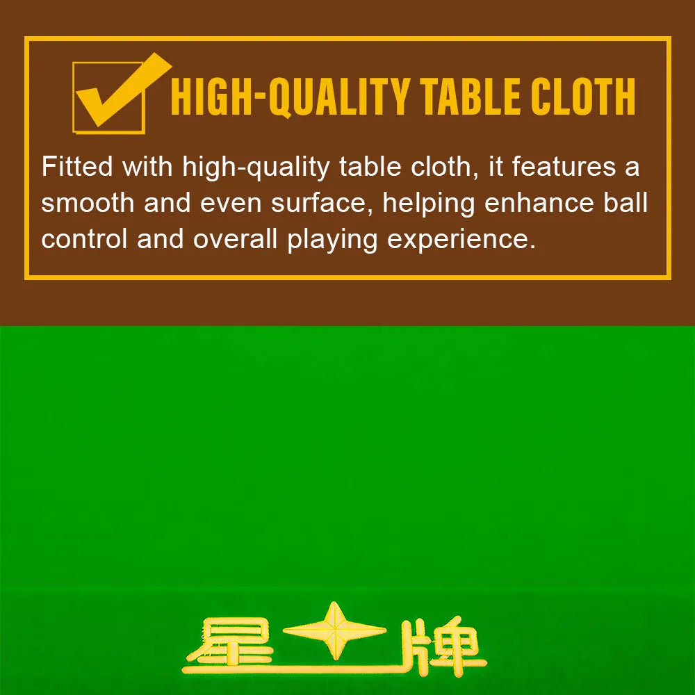 XINGPAI S106 12FT Professional Billiard Table - Tournament Size Pool Table with 50mm Slate & Premium Steel Frame for Club Game Room - Ivory