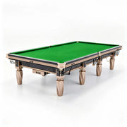 XINGPAI S106 12FT Professional Billiard Table - Tournament Size Pool Table with 50mm Slate & Premium Steel Frame for Club Game Room - Ivory
