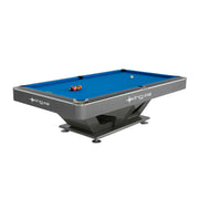 XINGPAI Eagle Eye 7/8/9FT Slate Pool Table, Carbon Steel Frame with Oak-Pine Structure, Ivory Meranti Veneer, K55 Cushions, Tournament-Grade Precision Design, Free Accessories Package - Silvery