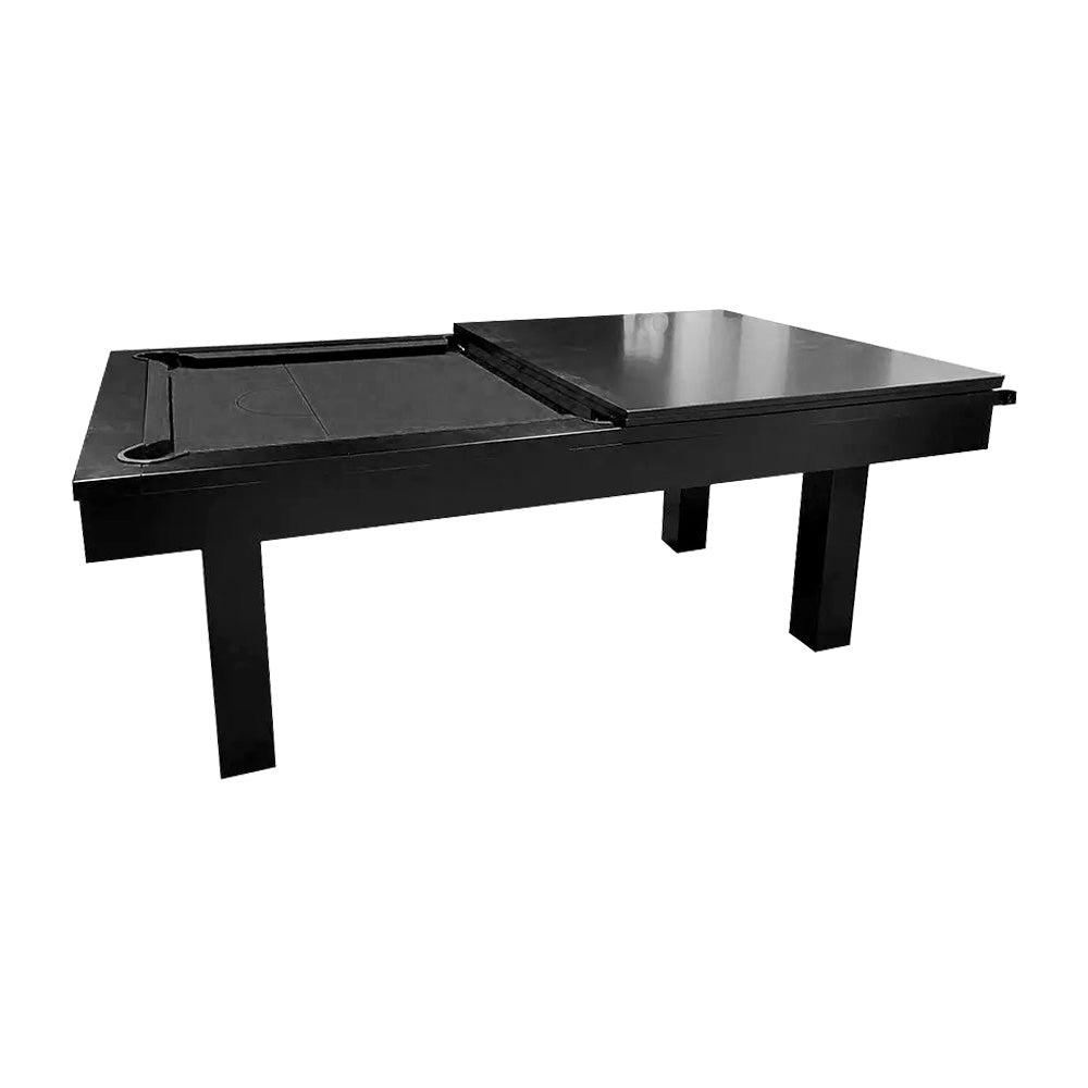 QUESLA 7FT Luxurious Slate Pool /Dining / Billiard Table Free Accessories - Black Frame