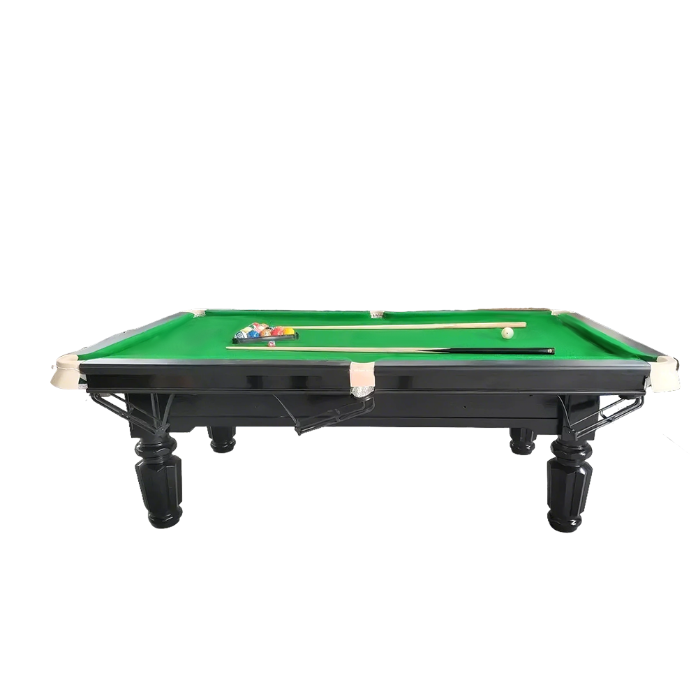 QUESLA 4cm Thickness Slate 7FT Wooden Handrail Luxurious Pool Table