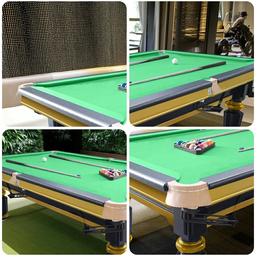 QUESLA 4cm Thickness Slate 7FT Wooden Handrail Luxury Pool Snooker Billiard Table with Elegant Brass Detailing