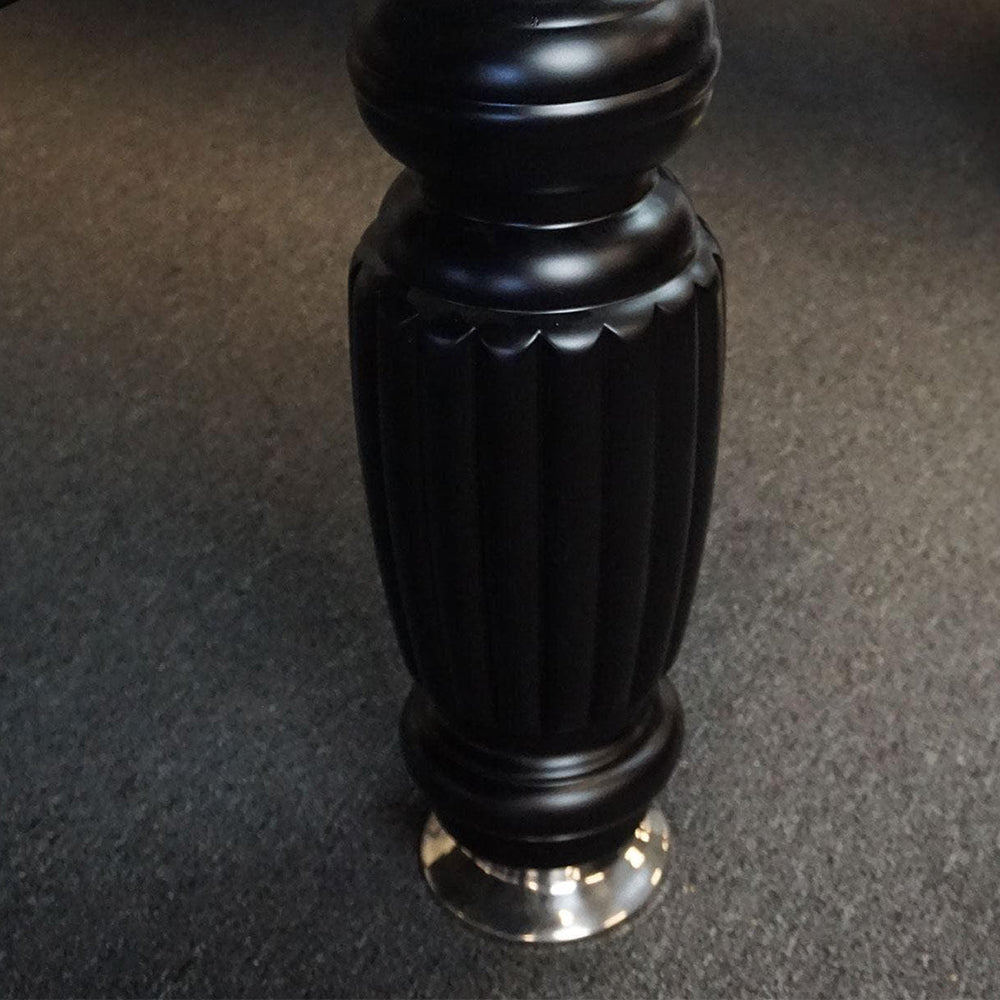 QUESLA 45mm Thickness Slate 12FT Luxury Snooker/Billiard Table - Black&Green