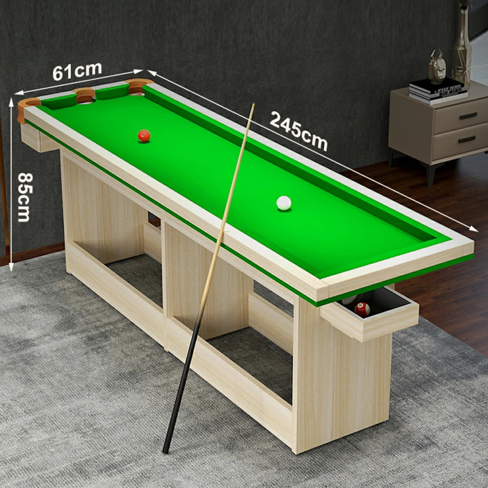 CUETIQ  2-IN-1 MDF Billiard Training Table/Dining Table Auto Ball Return Pool Table - Green
