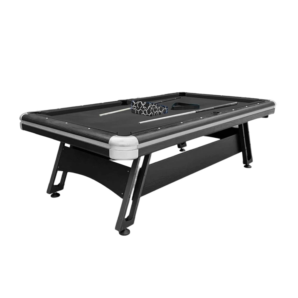 CUETIQ 7FT Iron-Leg Pool Table - Professional Billiards Table, Heavy-Duty Frame, Space-Saving Luxury Modern Design