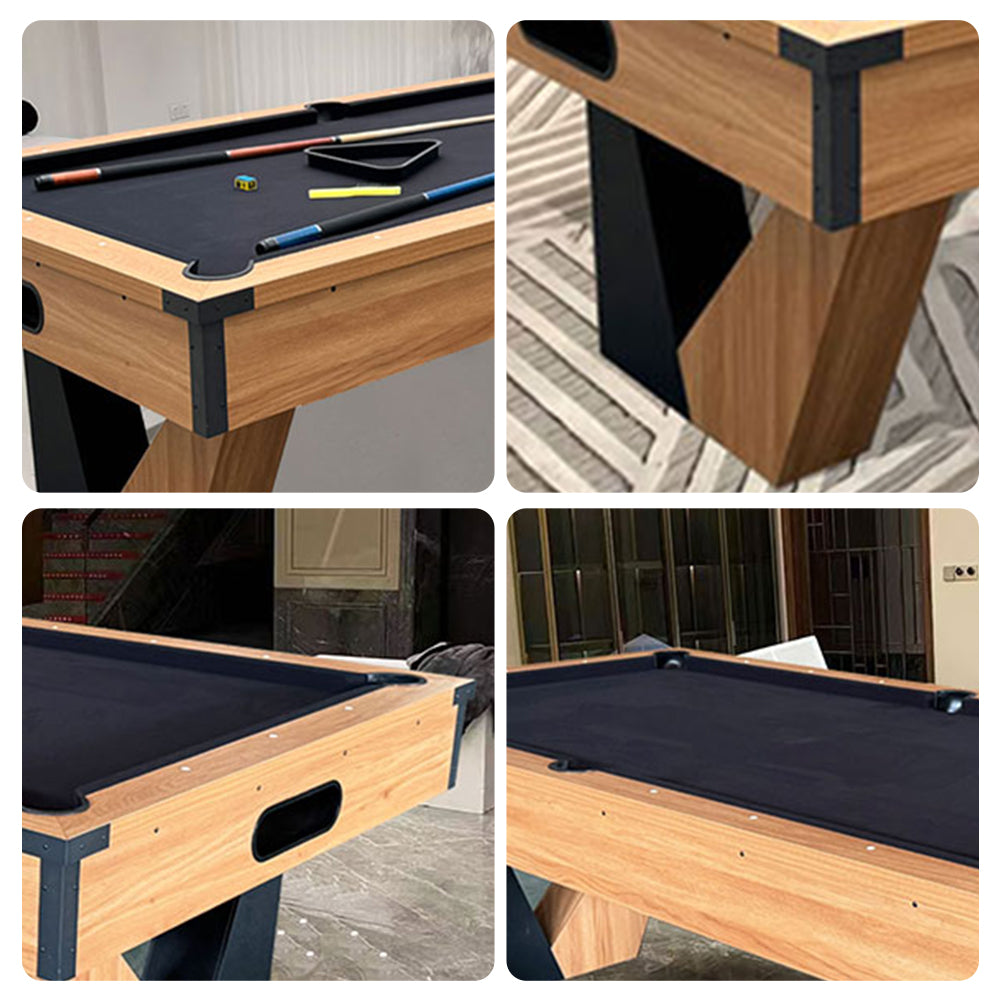 CUETIQ 7FT MDF Billiard Table V-Frame Design W/ Accessories
