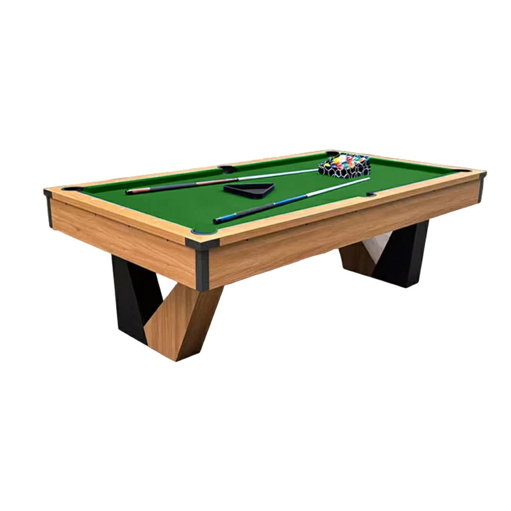 QUESLA 7FT Marble Pool Table, Equipped with Ball Return System, Sturdy Construction