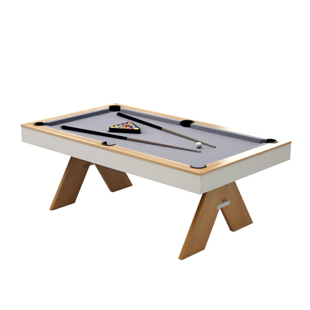 CUETIQ 7FT 3-IN-1 MDF Billiard Table/Table Tennis Table/Dining Table  - Grey