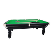 QUESLA 4.5cm Thickness Slate 8FT Steel Handrail Luxurious Pool Table