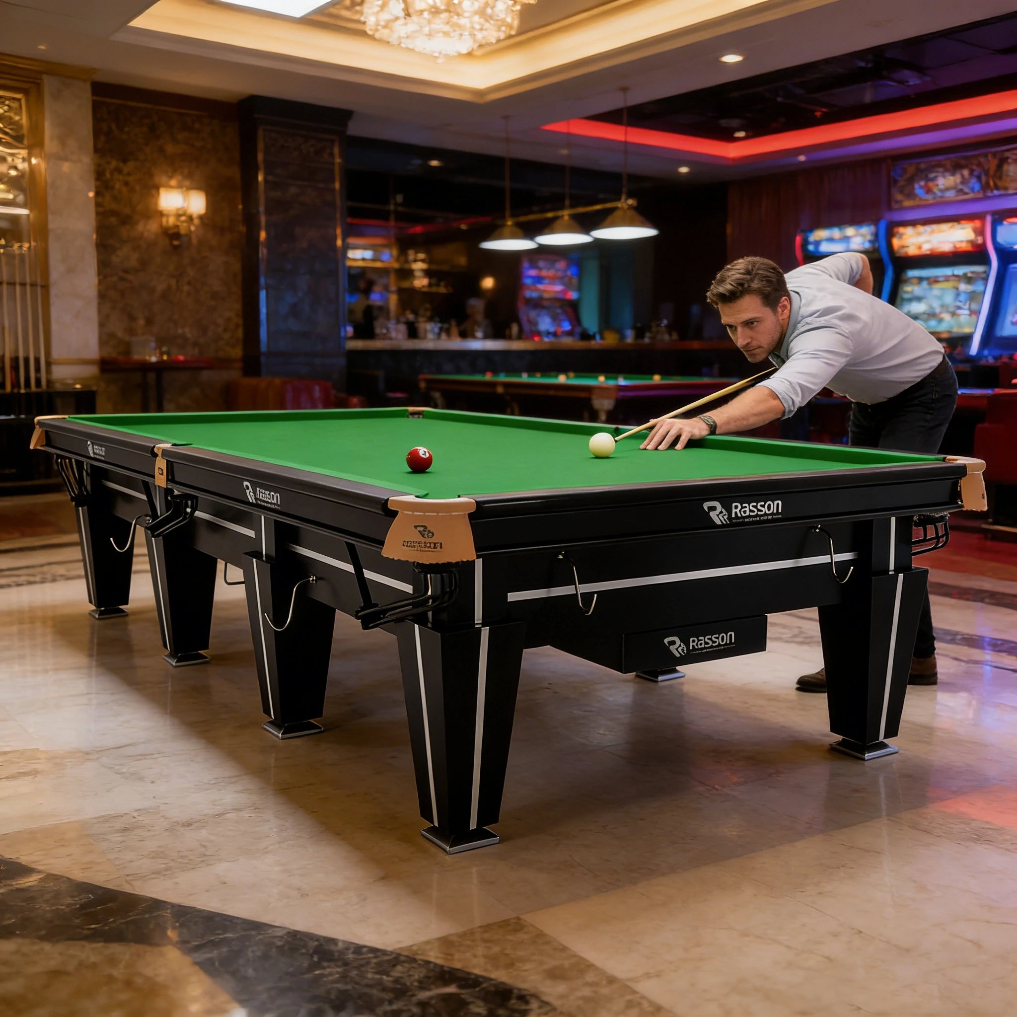RASSON 12FT Magnum II Luxury Competition Pool / Billiards / Snooker Table