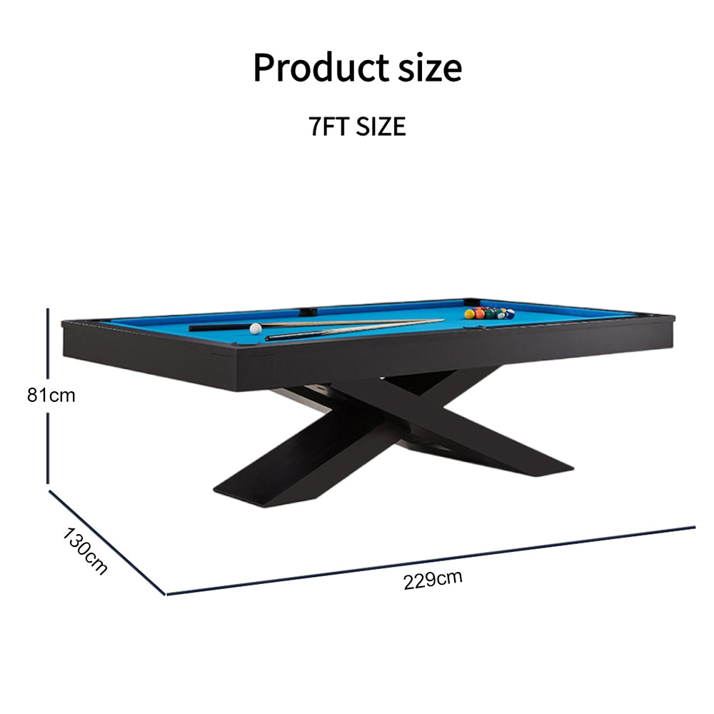 QUESLA TEGL11 7FT/8FT Luxurious Slate Top Billiard Table / Pool Table Free Accessories