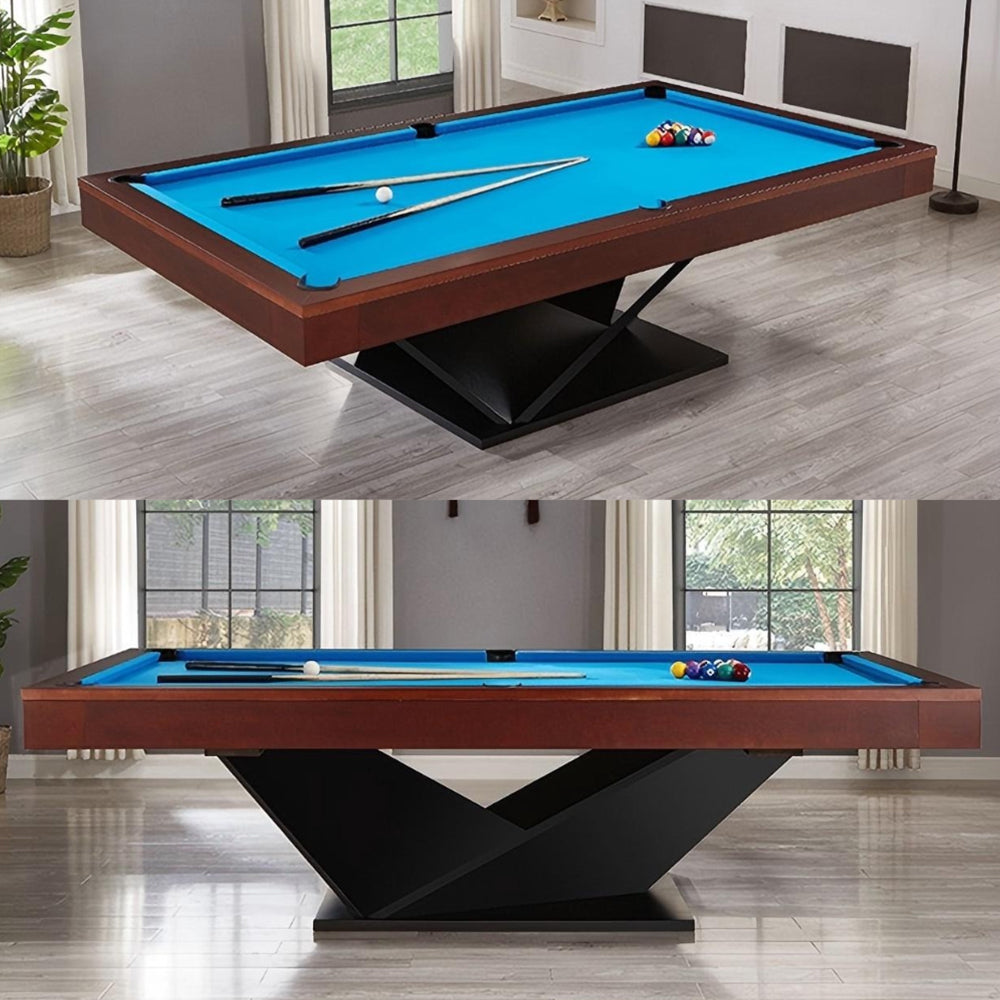 QUESLA TEGL15 7FT/8FT Luxurious Slate Top Billiard Table / Pool Table Free Accessories